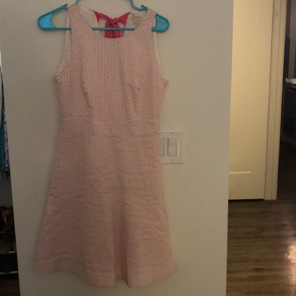 Pink Seersucker dress